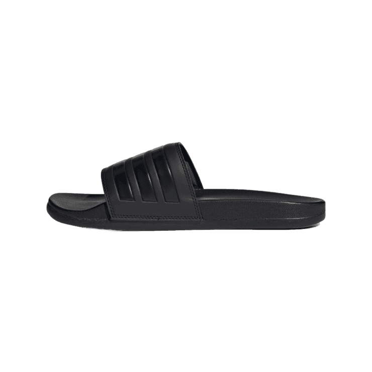 adidas Adilette Comfort Slide 'Triple Black' Angle 4