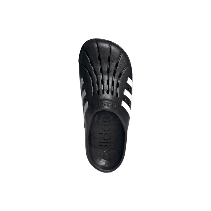 adidas Adilette Clog 'Black White' Angle 0