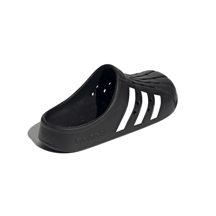 adidas Adilette Clog 'Black White' Angle 3