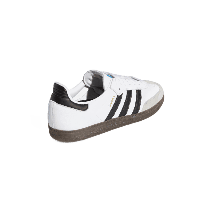 adidas Samba ADV White Black Gum Angle 3