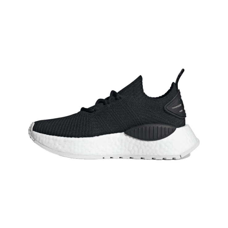 adidas NMD_W1 'Black White' (W) Angle 4