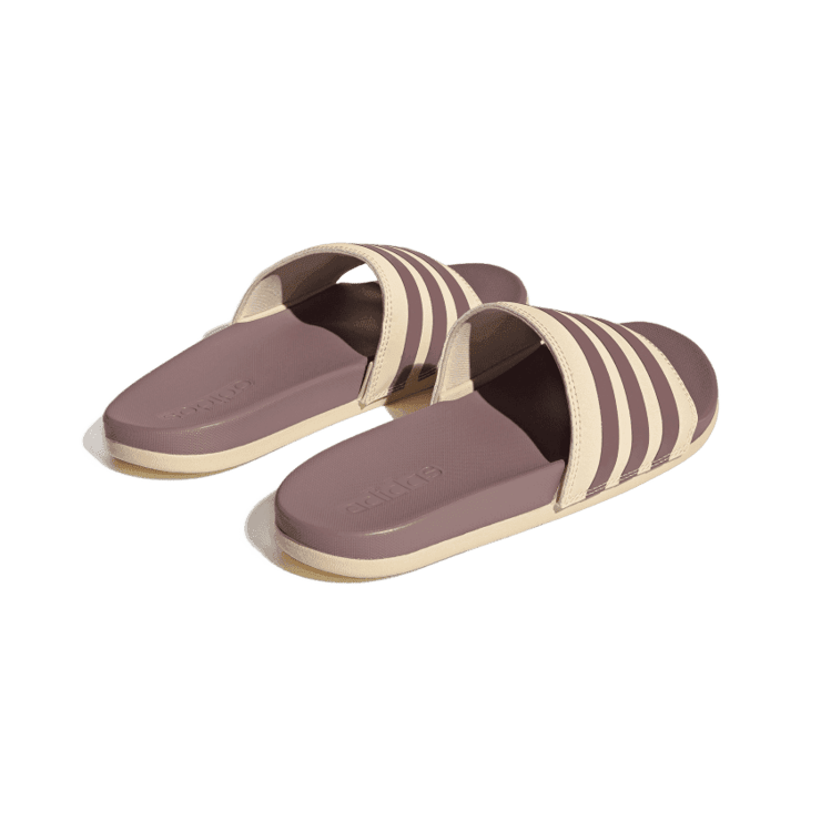 adidas Adilette Comfort Slide 'Sand Strata Purple' (W) Angle 3