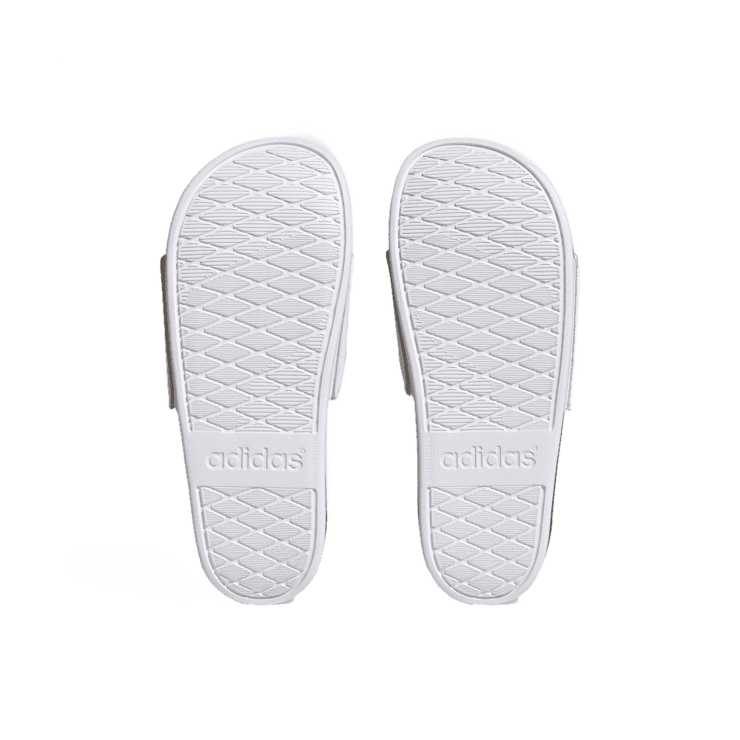 adidas Adilette Comfort Slide 'White Matte Gold' (W) Angle 1