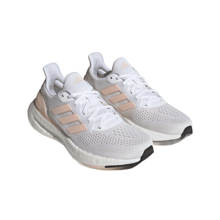 adidas PureBoost 23 'White Wonder Quartz' (W) Angle 2