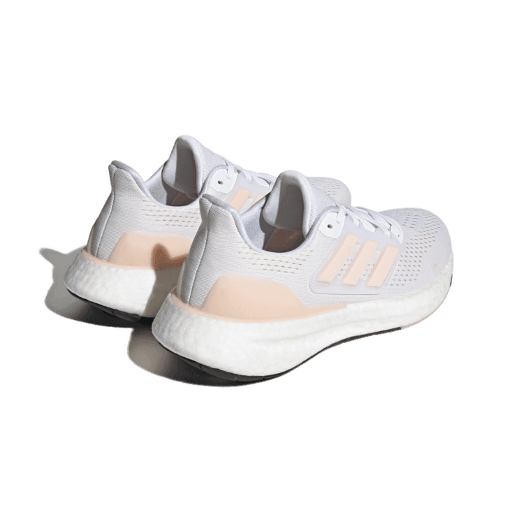 adidas PureBoost 23 'White Wonder Quartz' (W) Angle 3