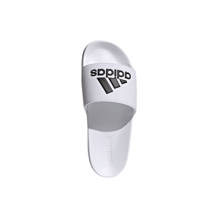 adidas Adilette Shower Slide 'White Black' Angle 0