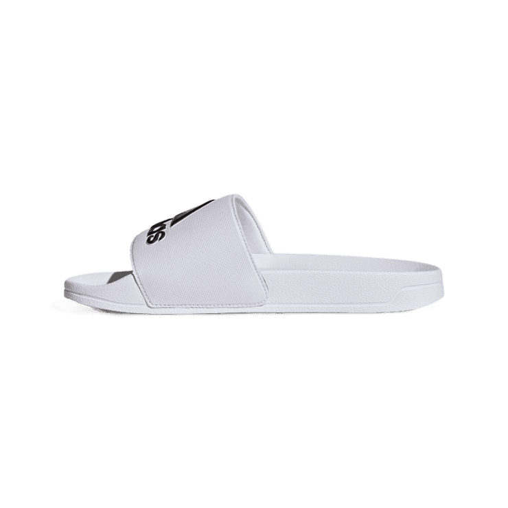 adidas Adilette Shower Slide 'White Black' Angle 4