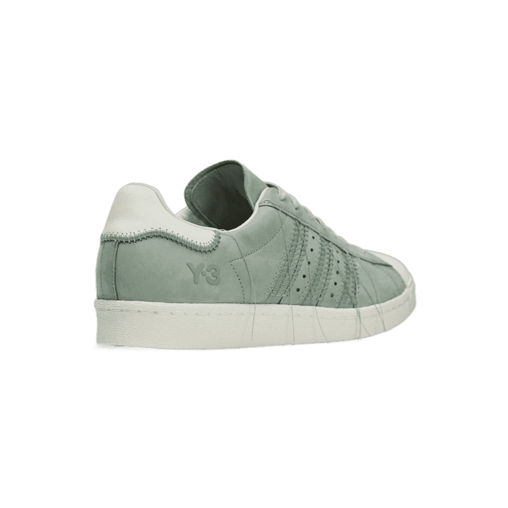 adidas Y-3 Superstar 'Silver Green' Angle 3