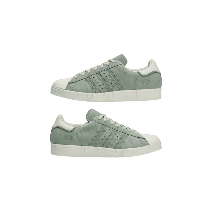 adidas Y-3 Superstar 'Silver Green' Angle 5