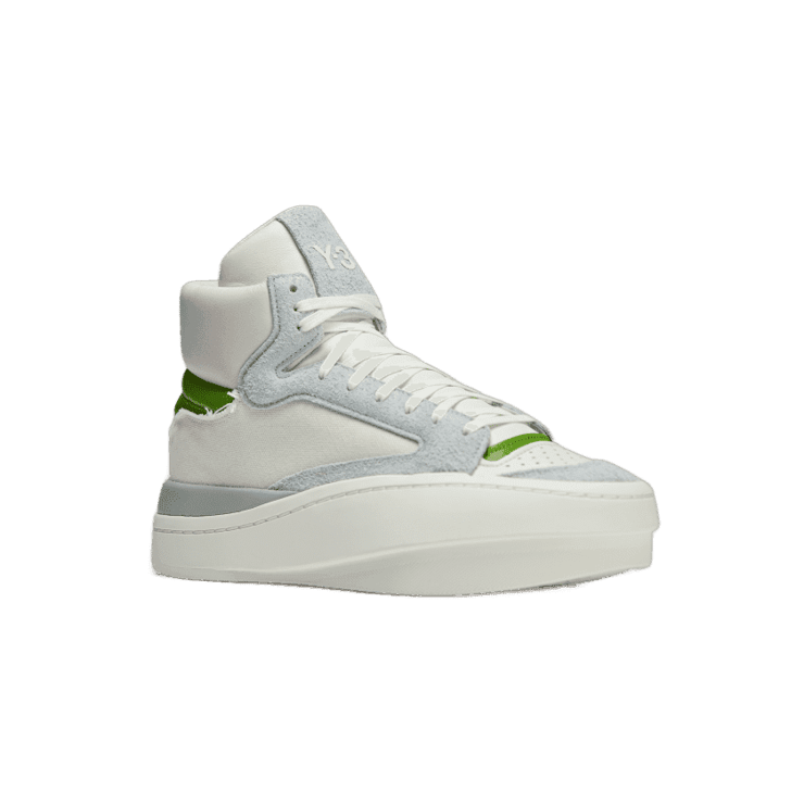 adidas Y-3 Centennial High 'Team Rave Green' Angle 2
