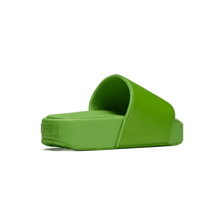 adidas Y-3 Slide 'Team Rave Green' Angle 3