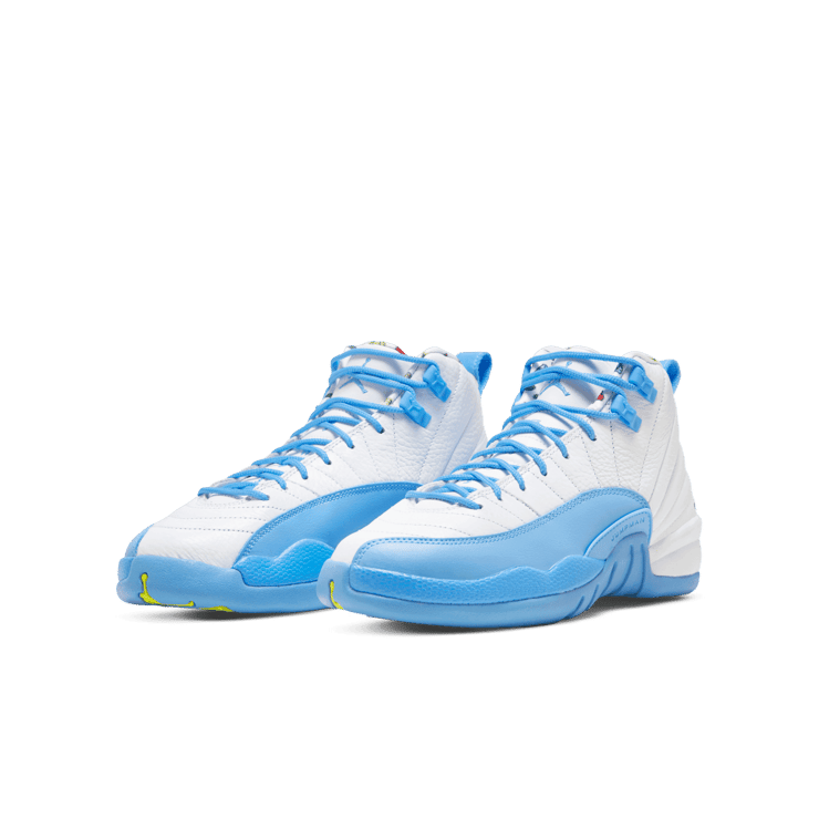 Emoji Jordan 12 Retro White And Blue Nike Air Jordan 12 Retro Blue