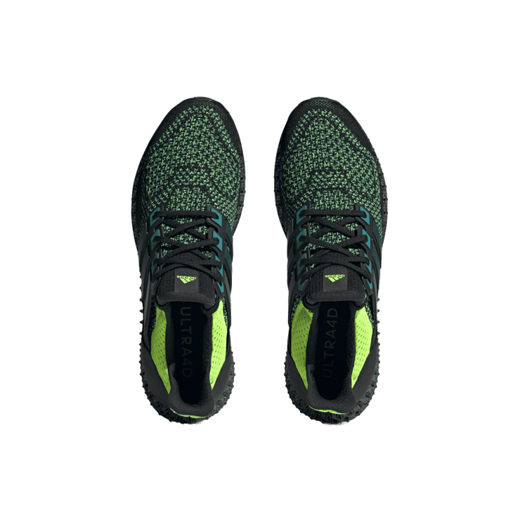 adidas Ultra 4D 'Black Lucid Lemon' Angle 0