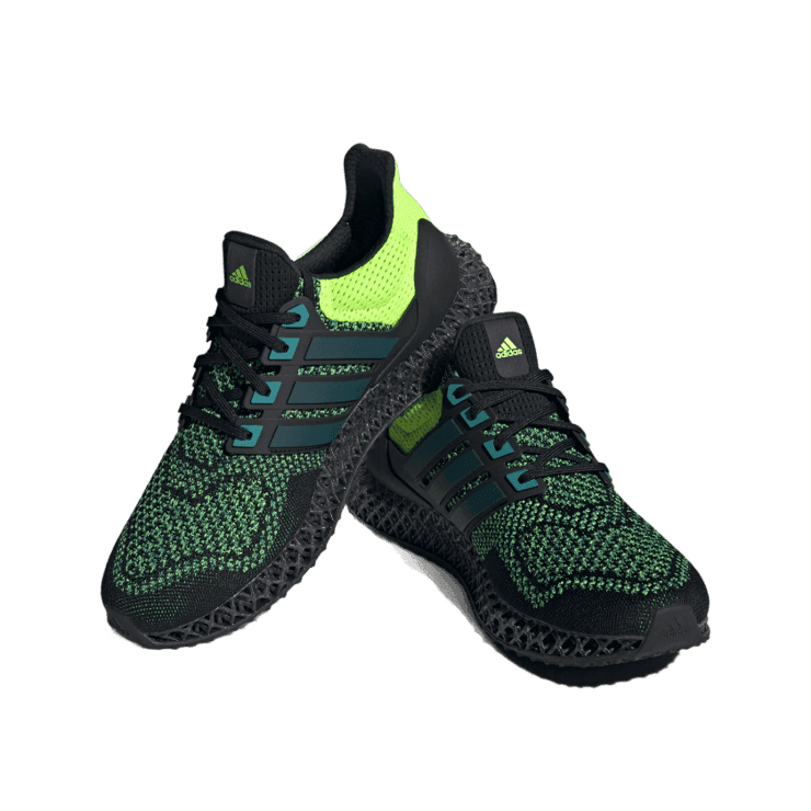 adidas Ultra 4D 'Black Lucid Lemon' Angle 2