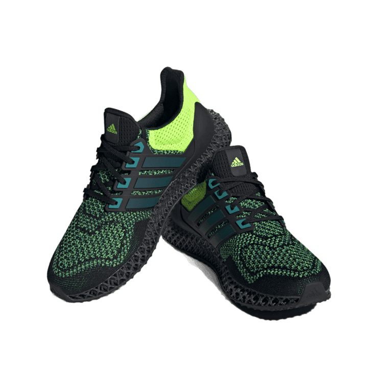 adidas Ultra 4D 'Black Lucid Lemon' Angle 2