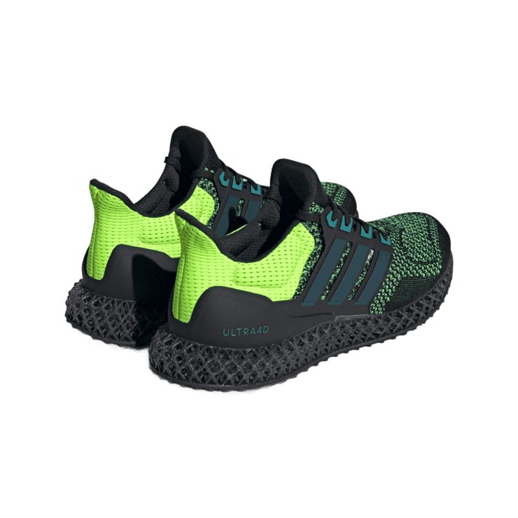 adidas Ultra 4D 'Black Lucid Lemon' Angle 3