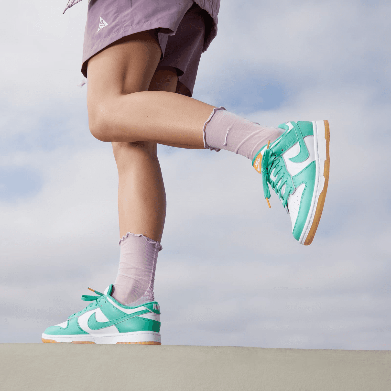 teal dunk low
