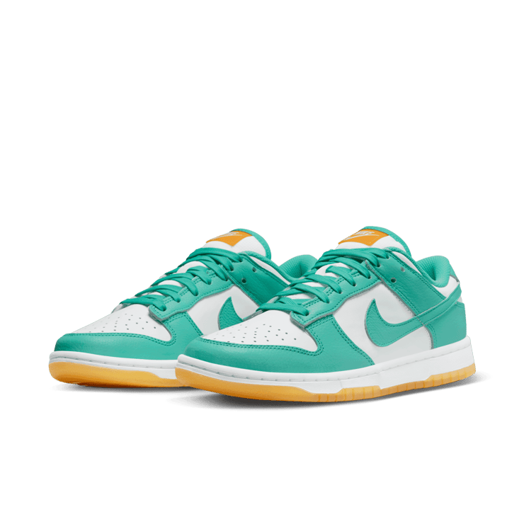 Nike Dunk Low White Turquoise (W) Angle 3