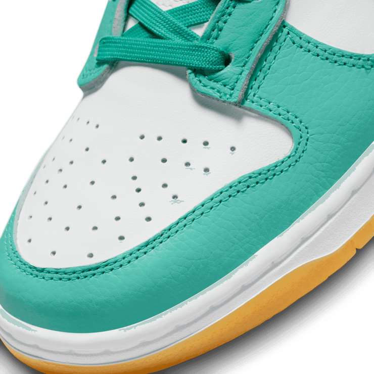 Nike Dunk Low White Turquoise (W) Angle 5