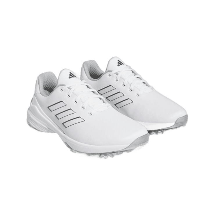 adidas ZG23 Golf Wide 'White Silver Metallic' Angle 2