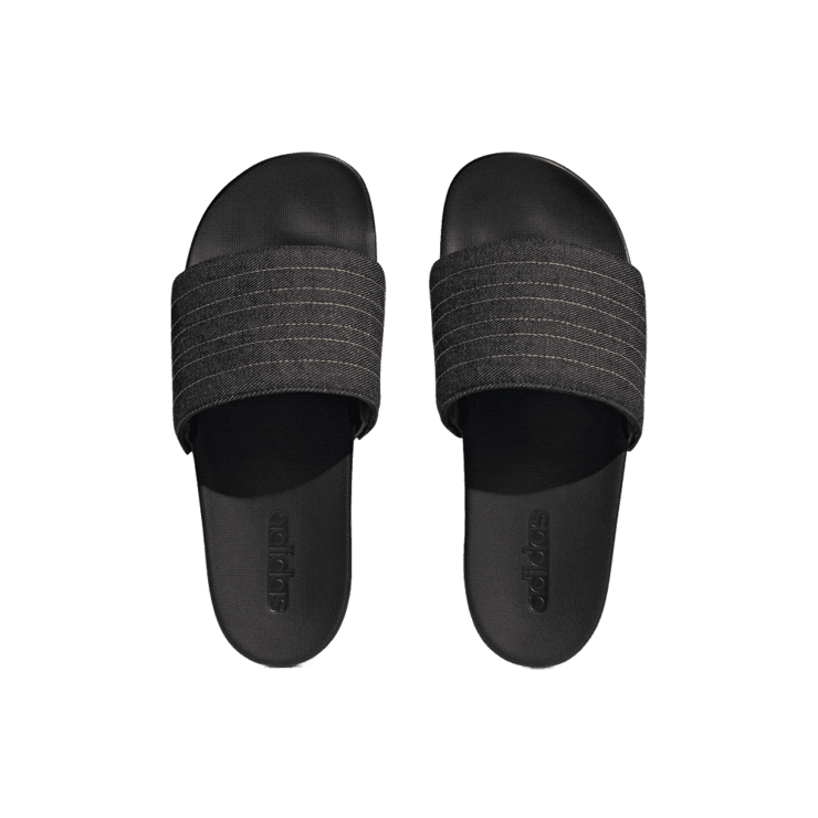 adidas Adilette Comfort Slide 'Black Denim' Angle 0