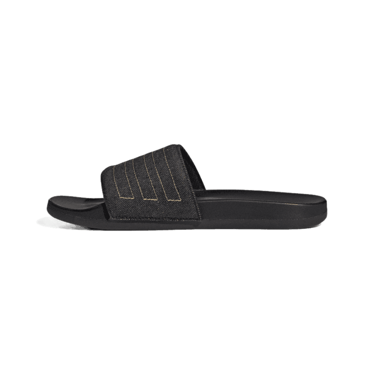 adidas Adilette Comfort Slide 'Black Denim' Angle 4