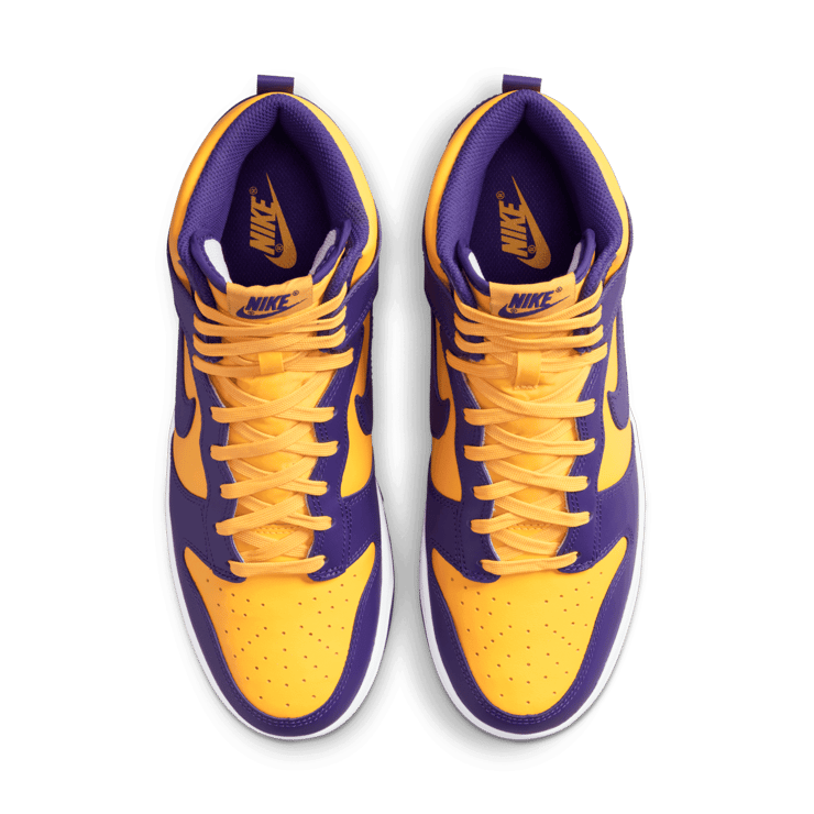 Nike Dunk High Lakers Angle 1