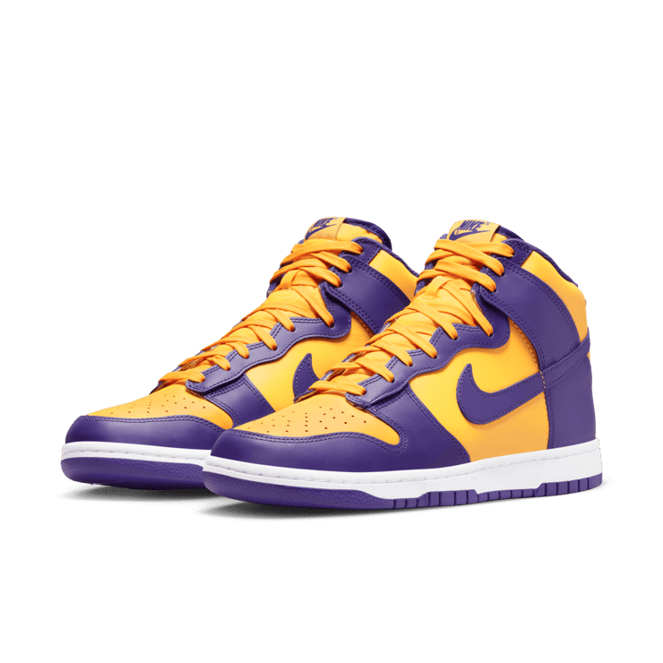 Nike Dunk High Lakers Angle 2