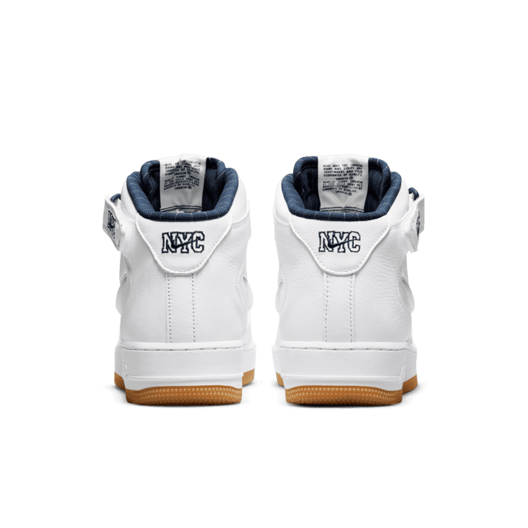 Nike Air Force 1 Mid QS Jewel NYC White Midnight Navy Angle 3