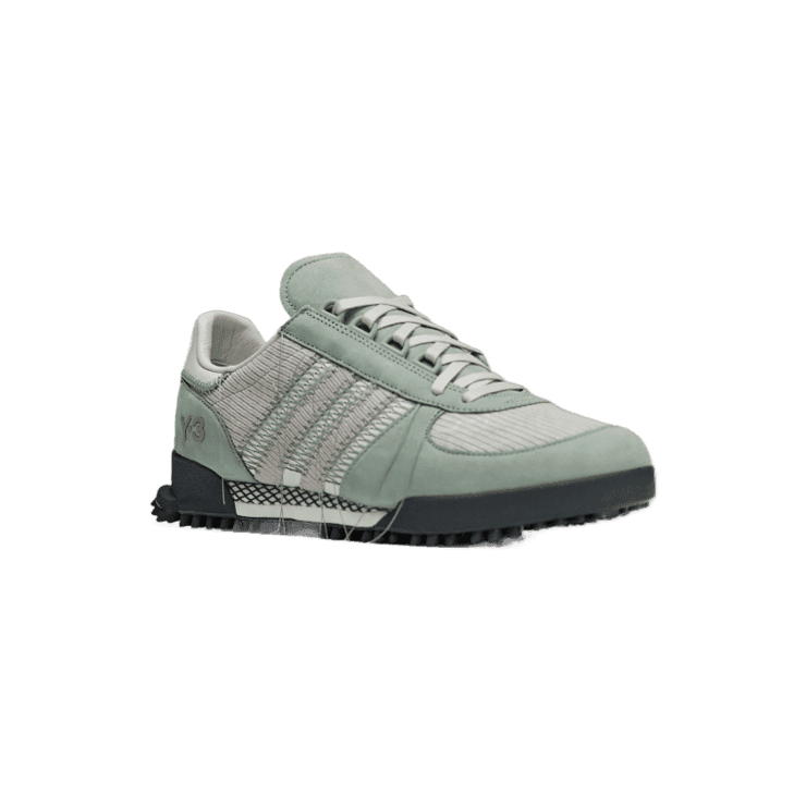 adidas Y-3 Marathon 'Silver Green' Angle 2