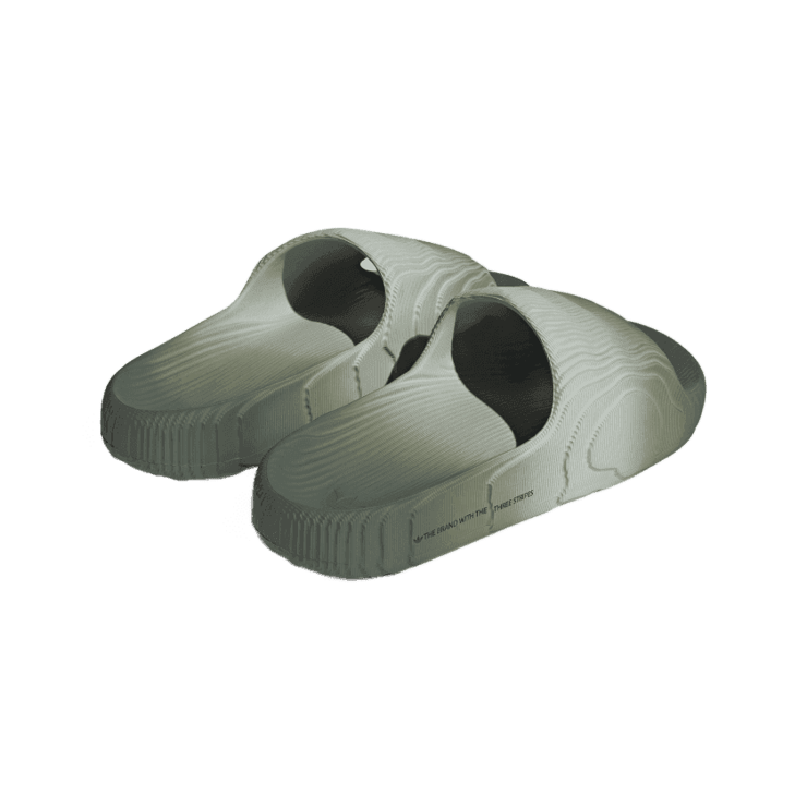 adidas Adilette 22 Slides 'Gradient Pack - Wonder Silver' Angle 3