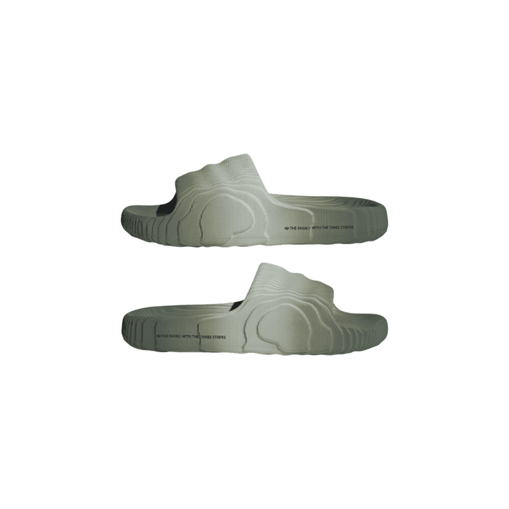 adidas Adilette 22 Slides 'Gradient Pack - Wonder Silver' Angle 5