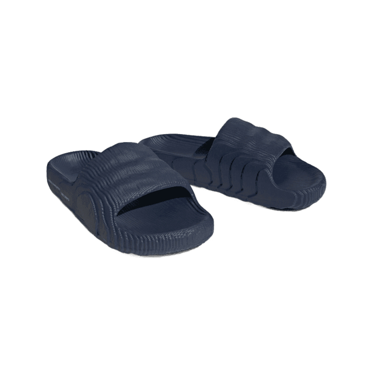 adidas Adilette 22 Slides 'Dark Blue' Angle 2