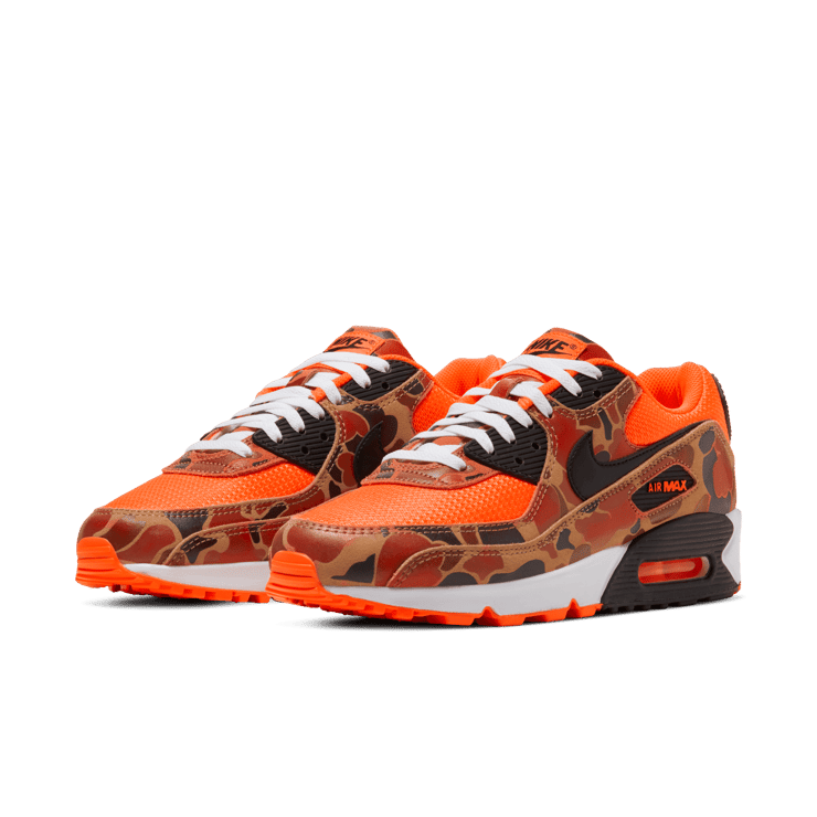 Nike Air Max 90 Duck Camo Orange Angle 2