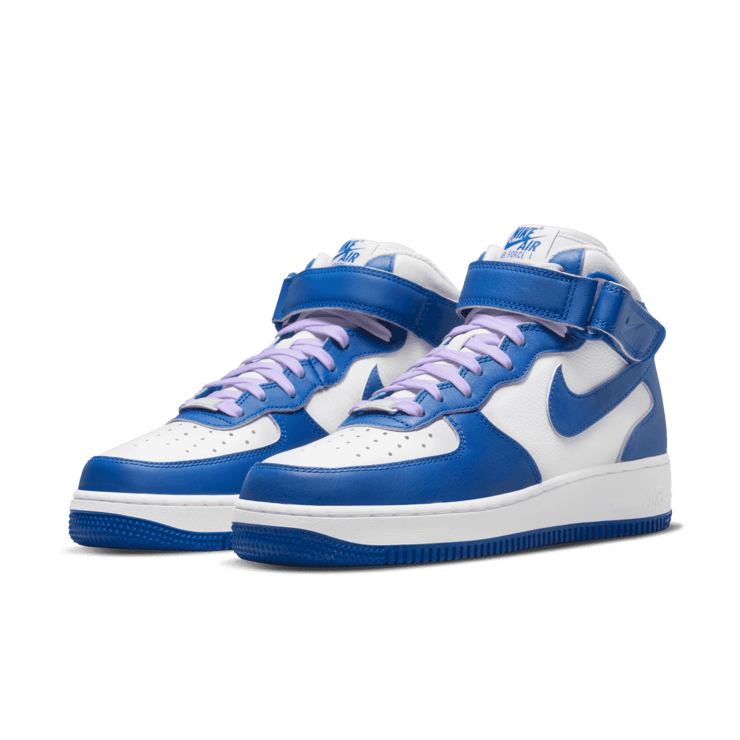 Nike Air Force 1 Mid Military Blue (W) Angle 2