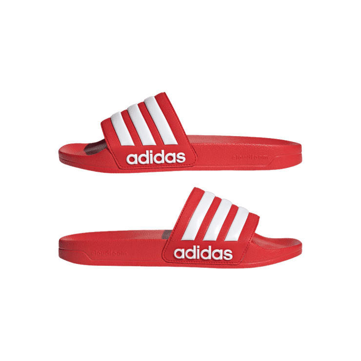 adidas Adilette Shower Slide 'Vivid Red' Angle 5