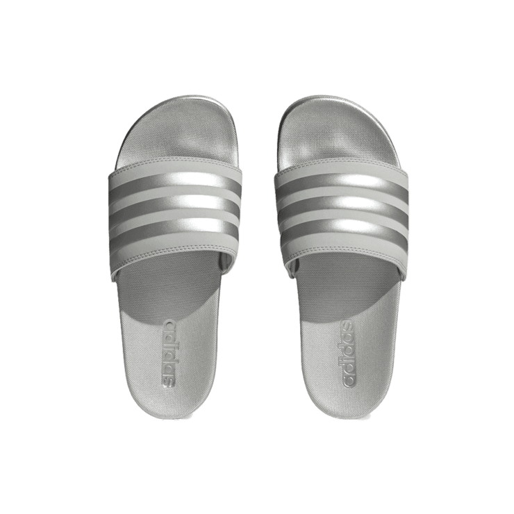 adidas Adilette Comfort Slide 'Grey Silver Metallic' (W) Angle 0