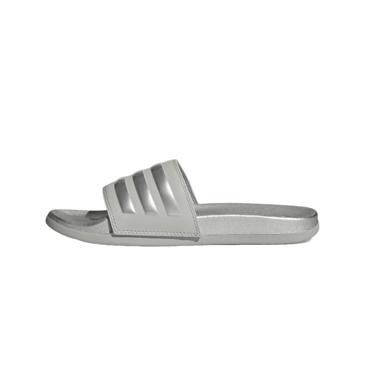 adidas Adilette Comfort Slide 'Grey Silver Metallic' (W) Angle 4