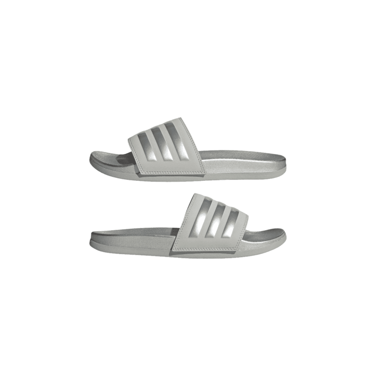 adidas Adilette Comfort Slide 'Grey Silver Metallic' (W) Angle 5