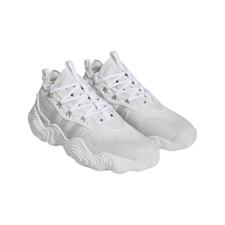adidas Trae Young 3 'White Silver Metallic' Angle 2