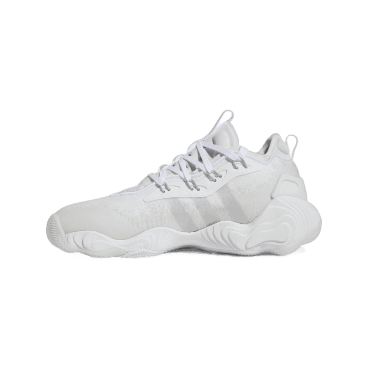 adidas Trae Young 3 'White Silver Metallic' Angle 4