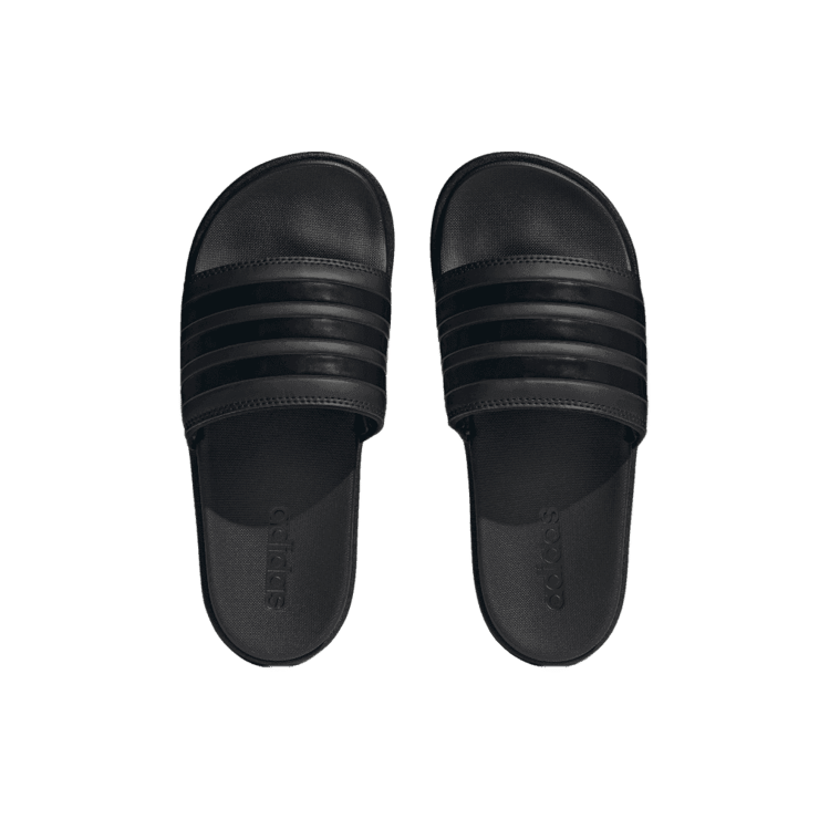 adidas Adilette Platform Slide 'Triple Black' (W) Angle 0
