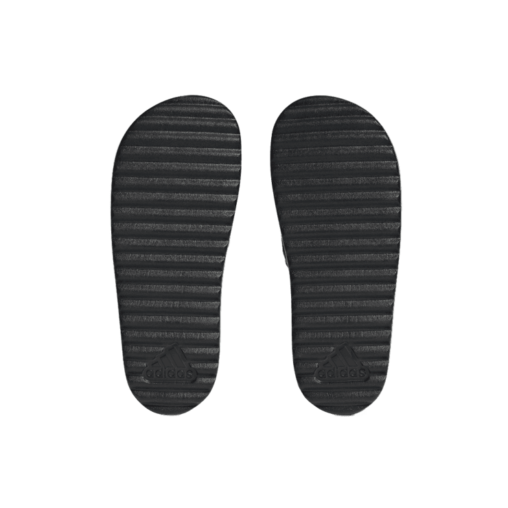 adidas Adilette Platform Slide 'Triple Black' (W) Angle 1