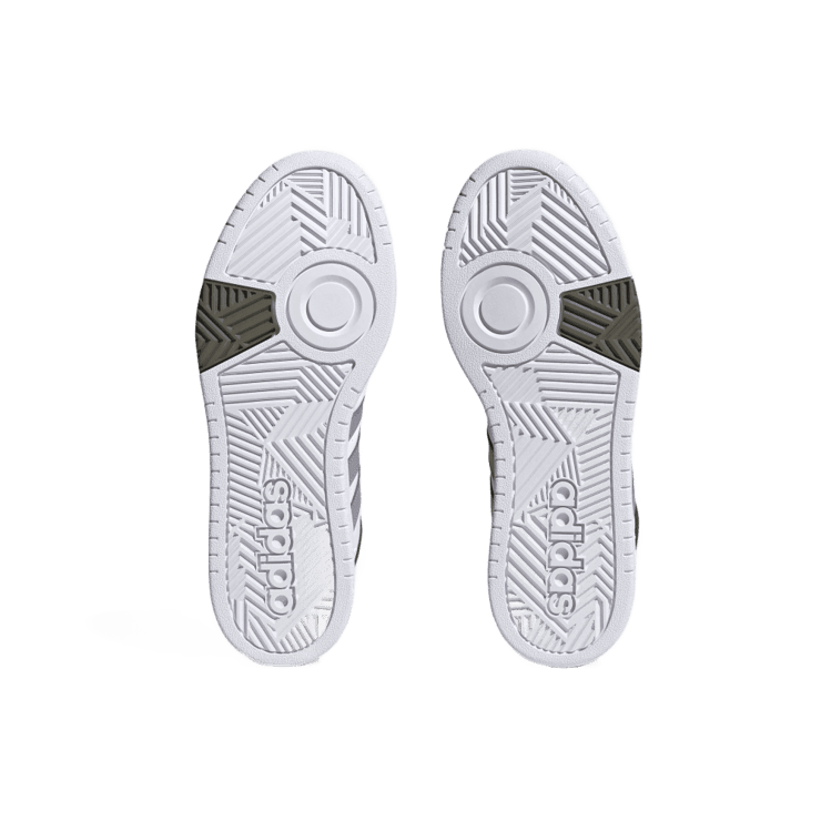 adidas Hoops 3.0 Mid Classic 'White Olive Strata' Angle 1