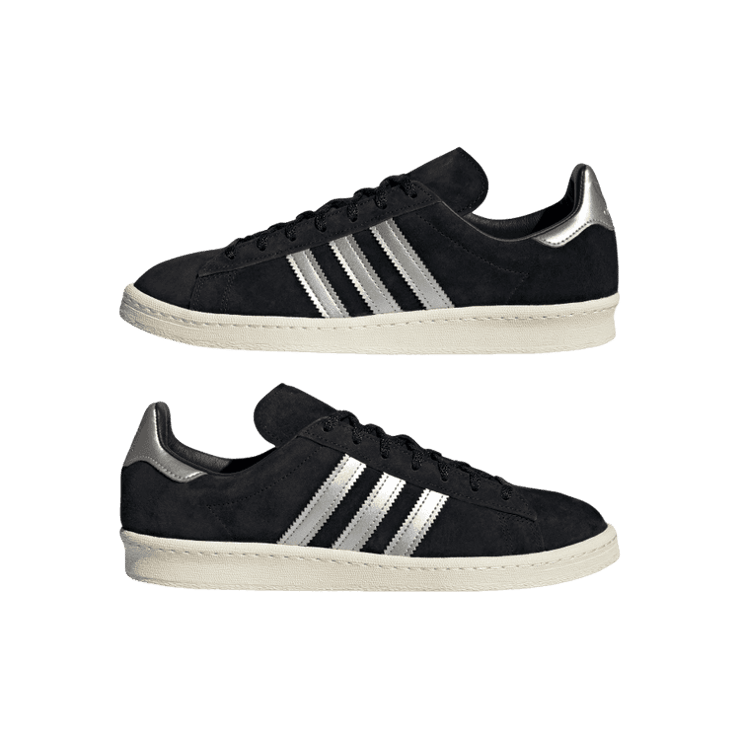 adidas Campus 'Black Metallic Silver' Angle 5