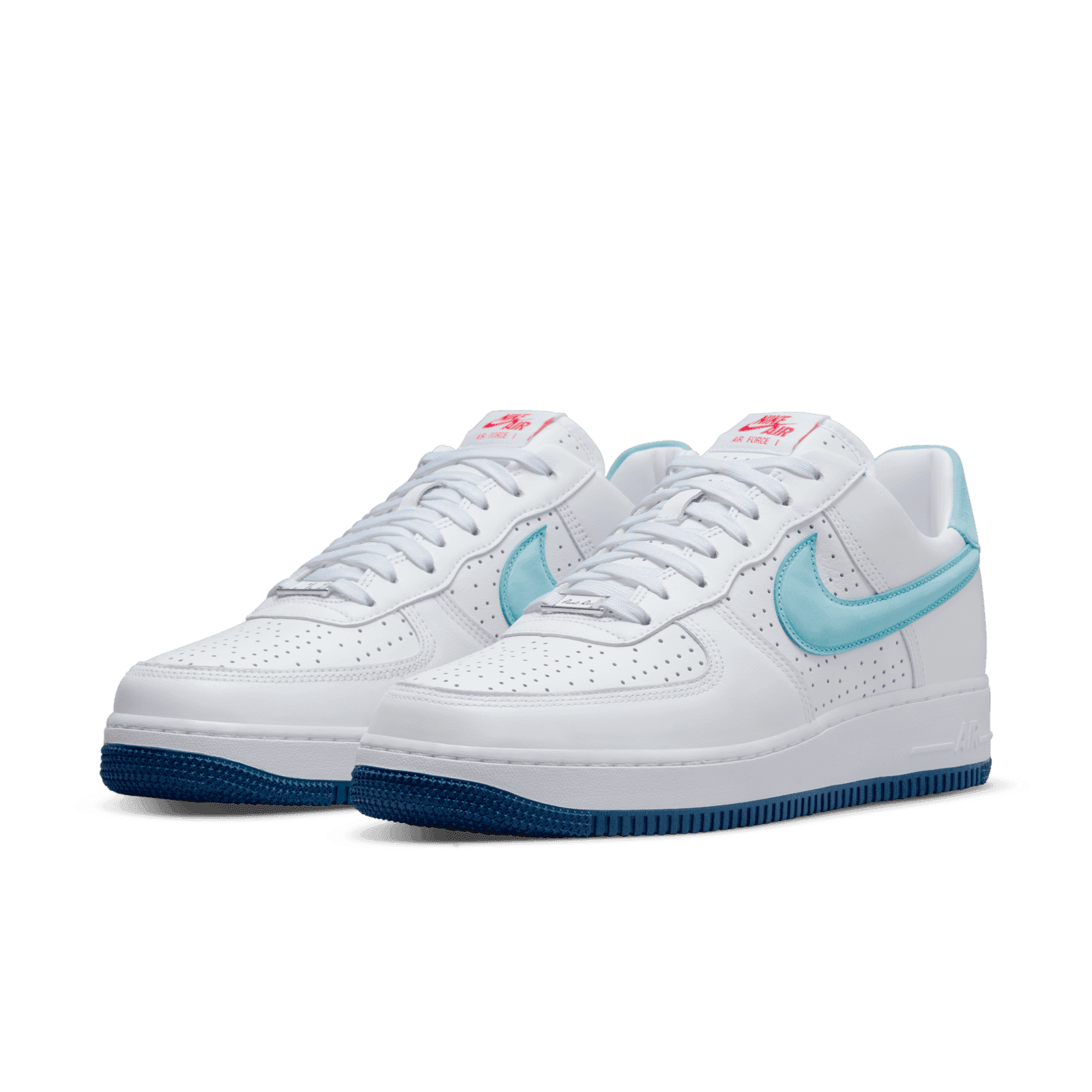 air force 1 07 white bleached aqua pink rise