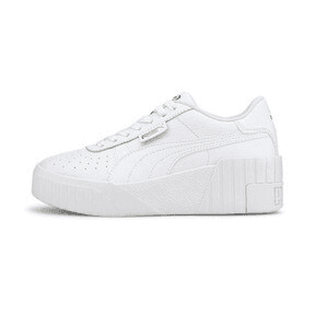 Puma Cali Wedge 'Triple White' (W) Angle 0