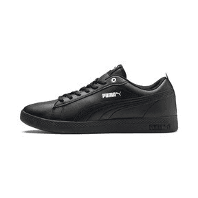 Puma Smash v2 Leather 'Black' (W) Angle 0