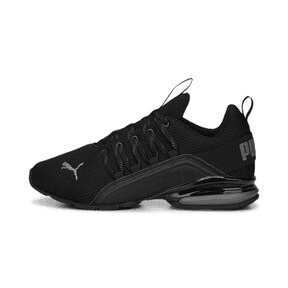 PUMA Axelion Refresh in Black/Cool Dark Grey Angle 0
