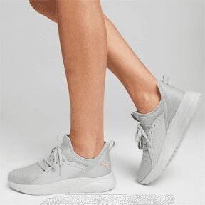 PUMA Softride Sophia 2 in Ash Grey/Future Pink Angle 0
